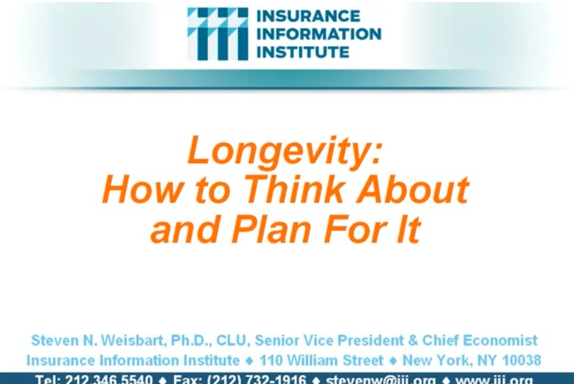 LONGEVITY NARRATED PRESENTATION